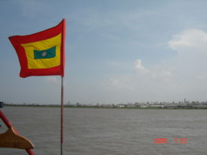 View of Barranquilla from the Magdalena River.