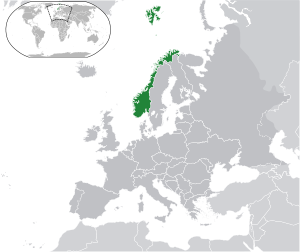 The location of Norway