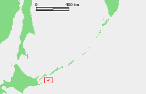 Location of Shikotan Island (??????? / ???), K...