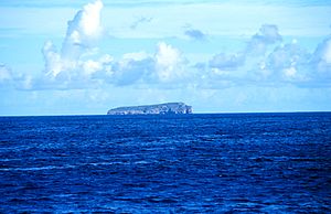 Monito Island as seen from offshore