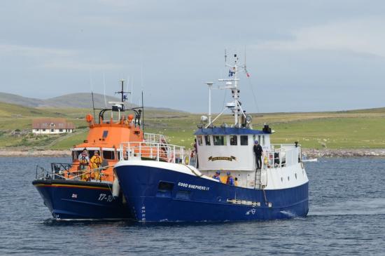 Lerwick Lifeboat RNLI Good Shepherd IV Disabled Shetland Islands